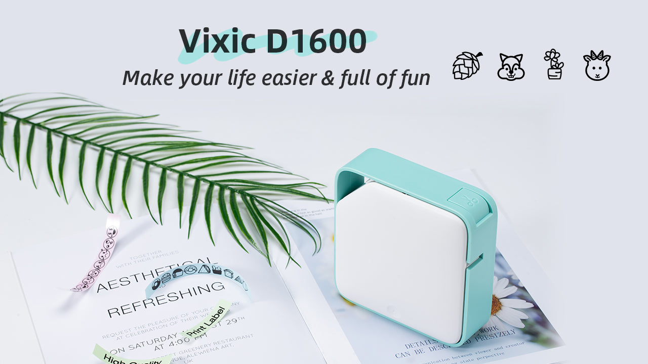 Load video: Vixic D1600 label maker Introduction